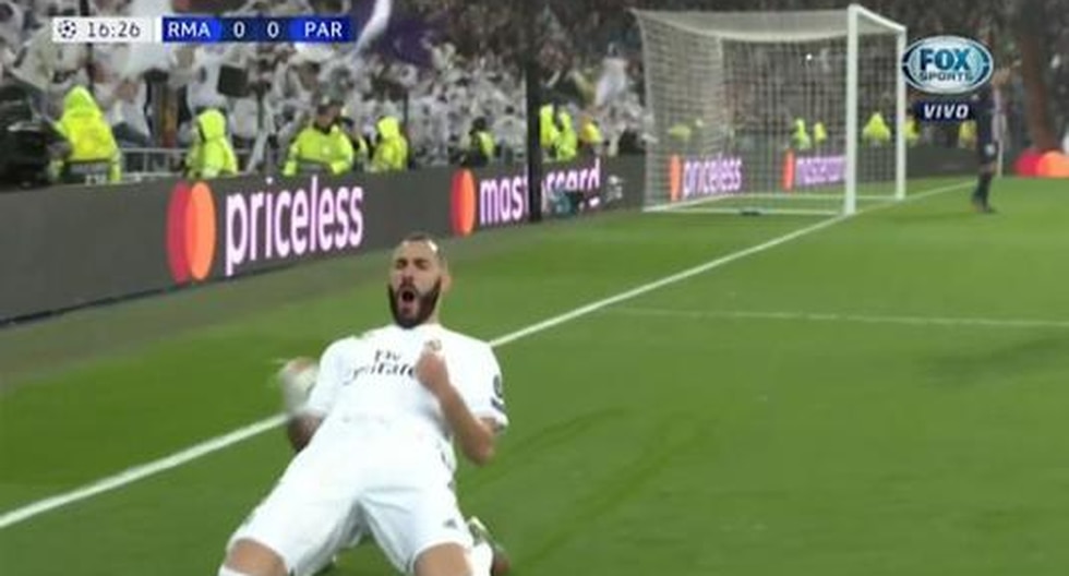 Real Madrid vs. PSG: Gol de Karim Benzema rompe el cero en el Bernabéu ...