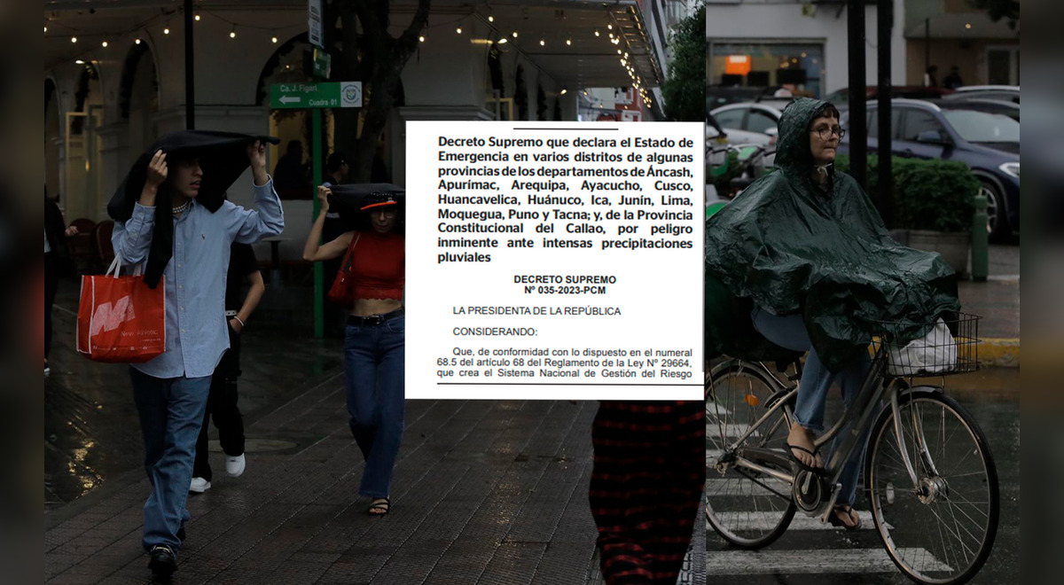 Declaran en estado de emergencia distritos de Lima y Callao por ...
